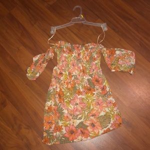 billabong off the shoulder dress!